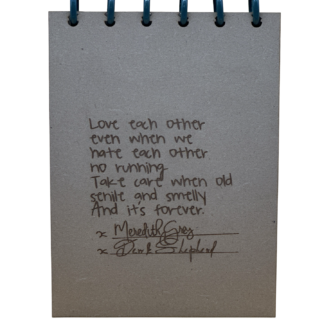 Post It Meredith y Derek