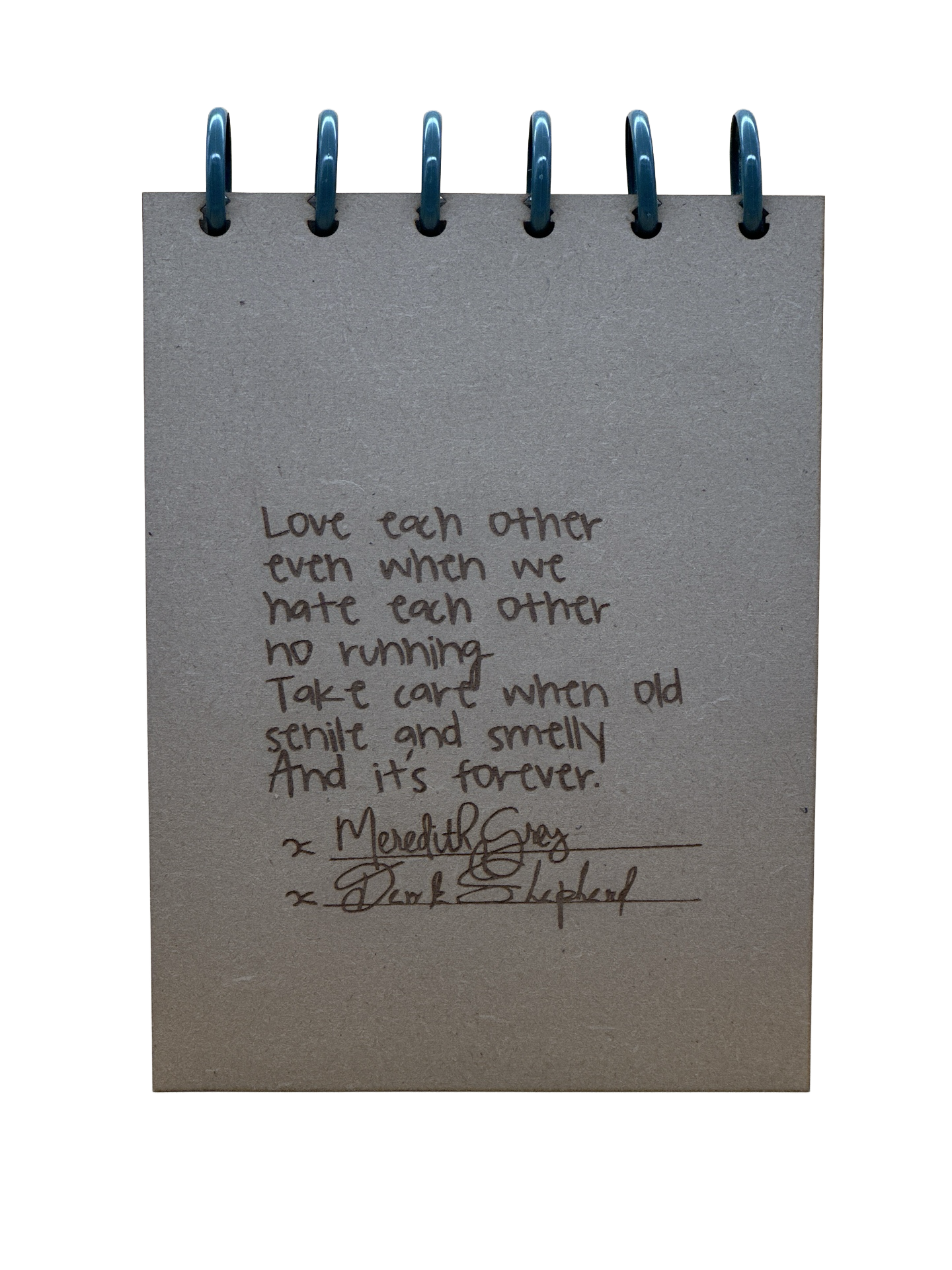 Post It Meredith y Derek